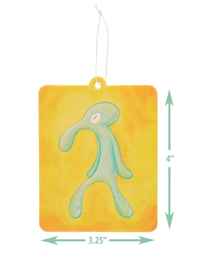 SpongeBob SquarePants Squidward Cardboard Hanging Air Freshener- Mango Scent
