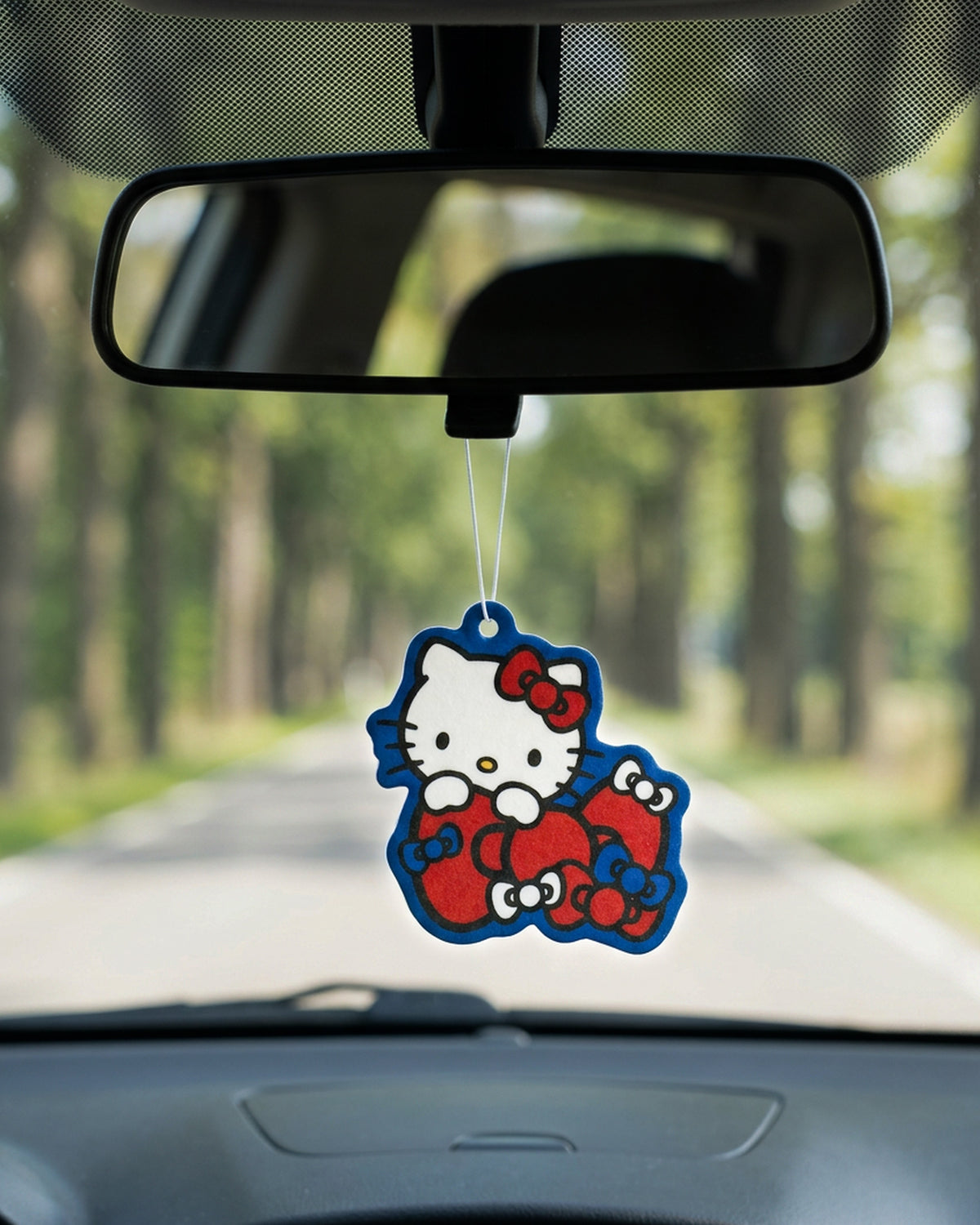Sanrio Hello Kitty Car Air Fresheners Strawberry Scented, 3 Pack Hanging Set