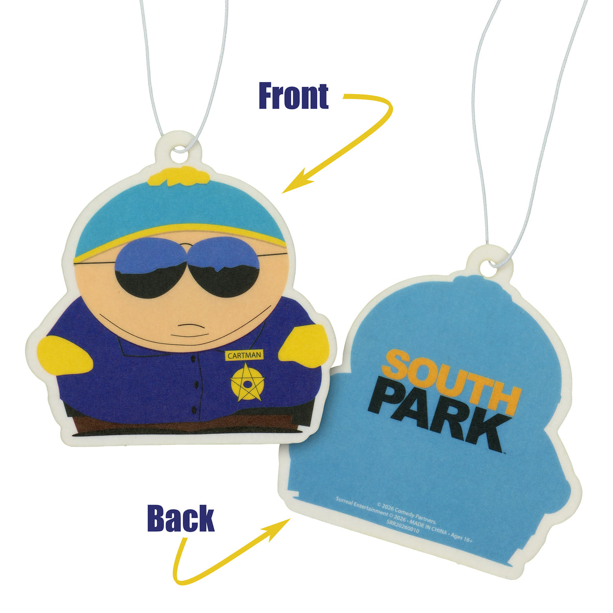 South Park Car Air Fresheners Cartman Watermelon Scented, 3 Pack Hanging Set