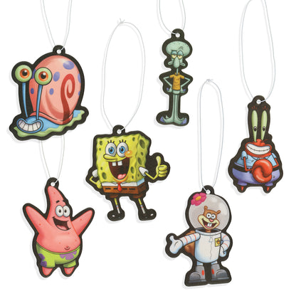 Nickelodeon SpongeBob SquarePants Car Air Fresheners Assorted Scents, 6 Pack Set