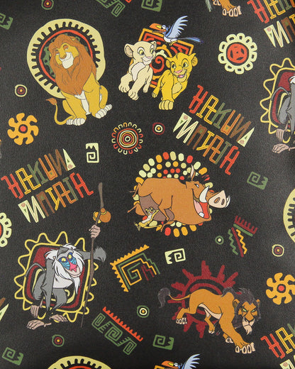 Loungefly Disney Lion King Multi-Character Tribal Patterns Mini Backpack 11"