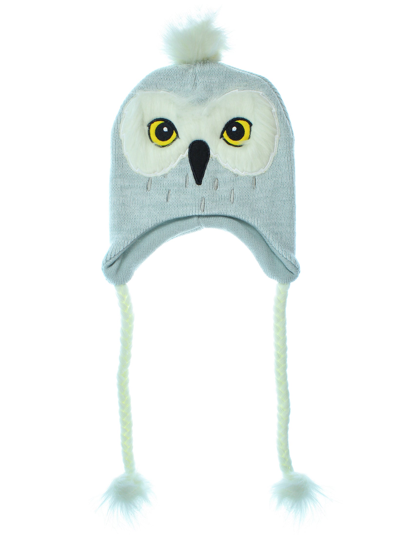 Harry Potter Beanie Hedwig Owl Costume Laplander Hat Pom Beanie