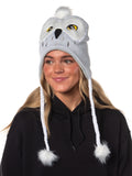 Harry Potter Beanie Hedwig Owl Costume Laplander Hat Pom Beanie