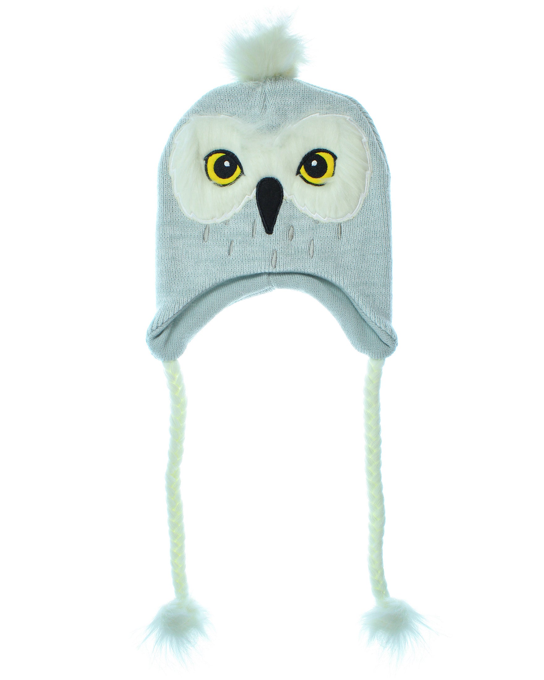 Harry Potter Beanie Hedwig Owl Costume Laplander Hat Pom Beanie