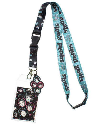 Golden Girls Squad Goals ID Lanyard Badge Holder With Collectible Sticker - Seven Times Six