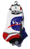 NASA Buzz Aldrin Family Foundation Adult Unisex 5 Pack Ankle Socks