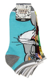 Looney Tunes Character Mens And Womens 5 Pack Ankle Socks