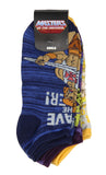 Masters of the Universe Character Ankle Socks He-man Skeletor She-ra Adult 3 PK