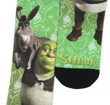 Shrek Donkey and Shrek Sublimated All Over Print Crew Socks