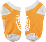 Nerf Nation Boys Casual Ankle Socks Orange Blue White 6-pack