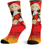Tokyo Revengers Crew Socks For Men Women Manga Anime Sublimated Socks