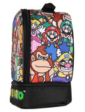 Super Mario Lunch Box Soft Kit Dual Compartment Insulated Cooler Characters