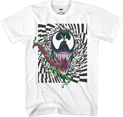 Marvel Venom Men's Hypnotized Long Tongue Graphic Print T-Shirt