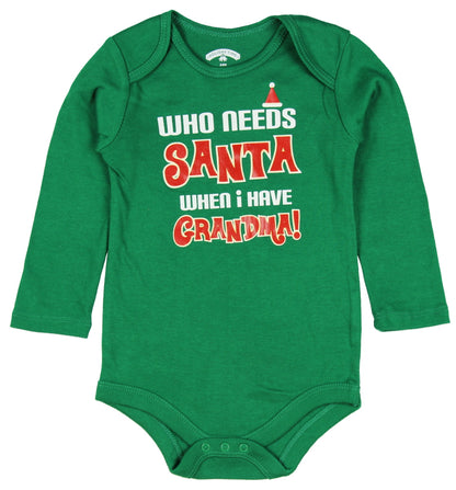 Assorted Santa, Reindeer Baby Boys & Girls Christmas Bodysuit Dress Up Outfit