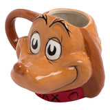 Dr. Seuss Max the Dog Sculpted Ceramic Mug 16 oz