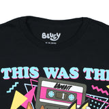 Bluey Men's T-Shirt This Was The 80's Man Short Sleeve T-Shirt (X-Large)