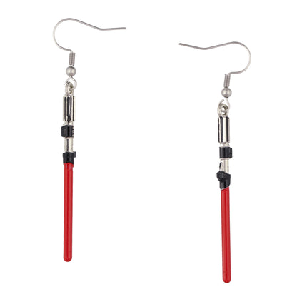 Star Wars Earrings Light Saber Dangle Ear Hook 3-Pair Set