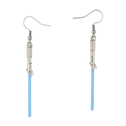Star Wars Earrings Light Saber Dangle Ear Hook 3-Pair Set