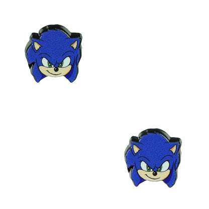 Sonic the Hedgehog 3 Earrings 4-Pair Character Design Stud Jewelry Earring Set