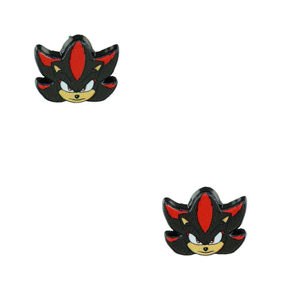Sonic the Hedgehog 3 Earrings 4-Pair Character Design Stud Jewelry Earring Set