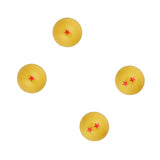 Dragon Ball Z Stud Earrings 7 Pairs Ball with Stars Design Anime Jewelry Set