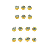 Dragon Ball Z Stud Earrings 7 Pairs Ball with Stars Design Anime Jewelry Set