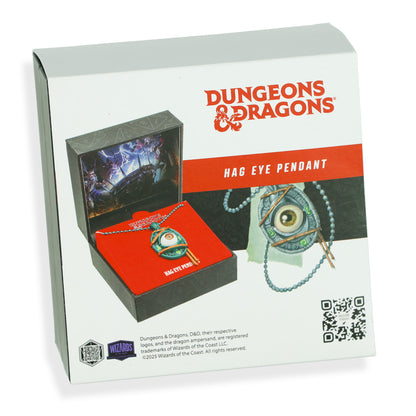 Dungeons and Dragons Glow In The Dark Hag Eye Peraipt Of Health Necklace Pendant