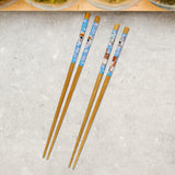 One Piece Brook Designs Set Of 2 Bamboo Chopsitcks 8.85 Inches Long Gift Set