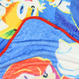 Sonic The Hedgehog Throw Blanket Knuckles Tails and Sonic Fleece Blanket 45x60"