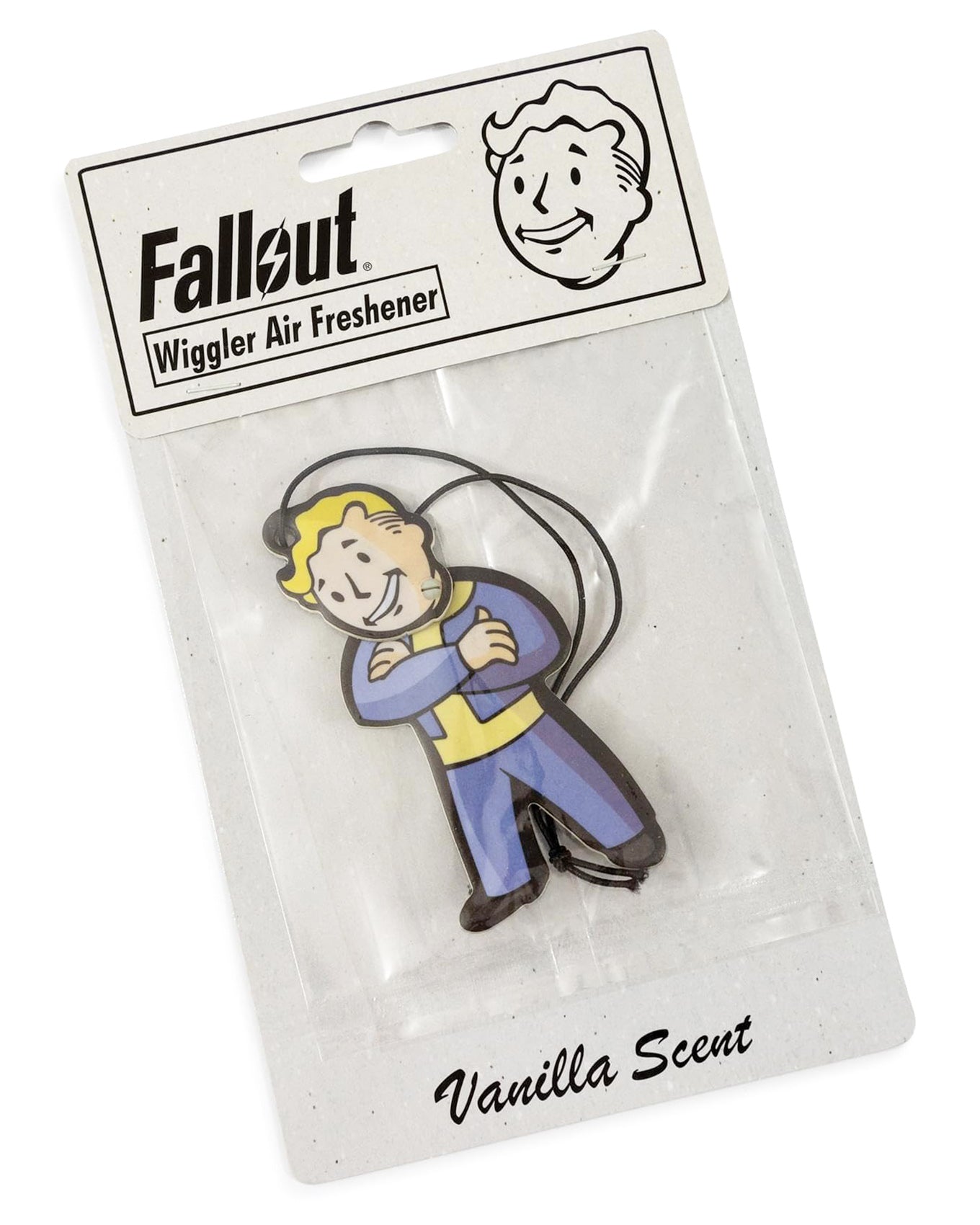 Fallout Boy Wiggler Head Cardboard Hanging Air Freshener- Vanilla Scent