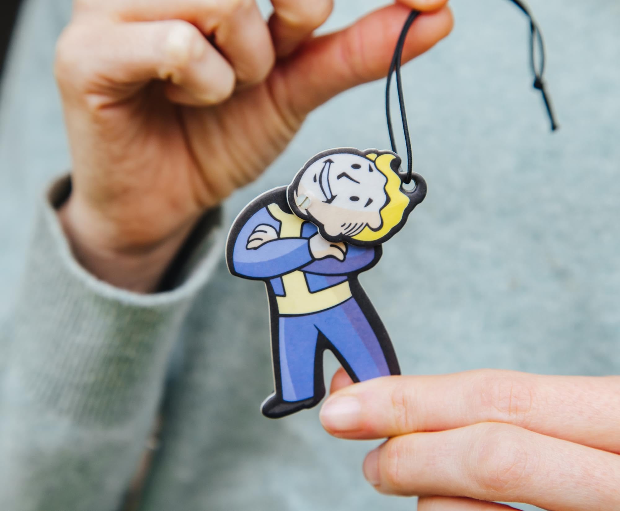Fallout Boy Wiggler Head Cardboard Hanging Air Freshener- Vanilla Scent