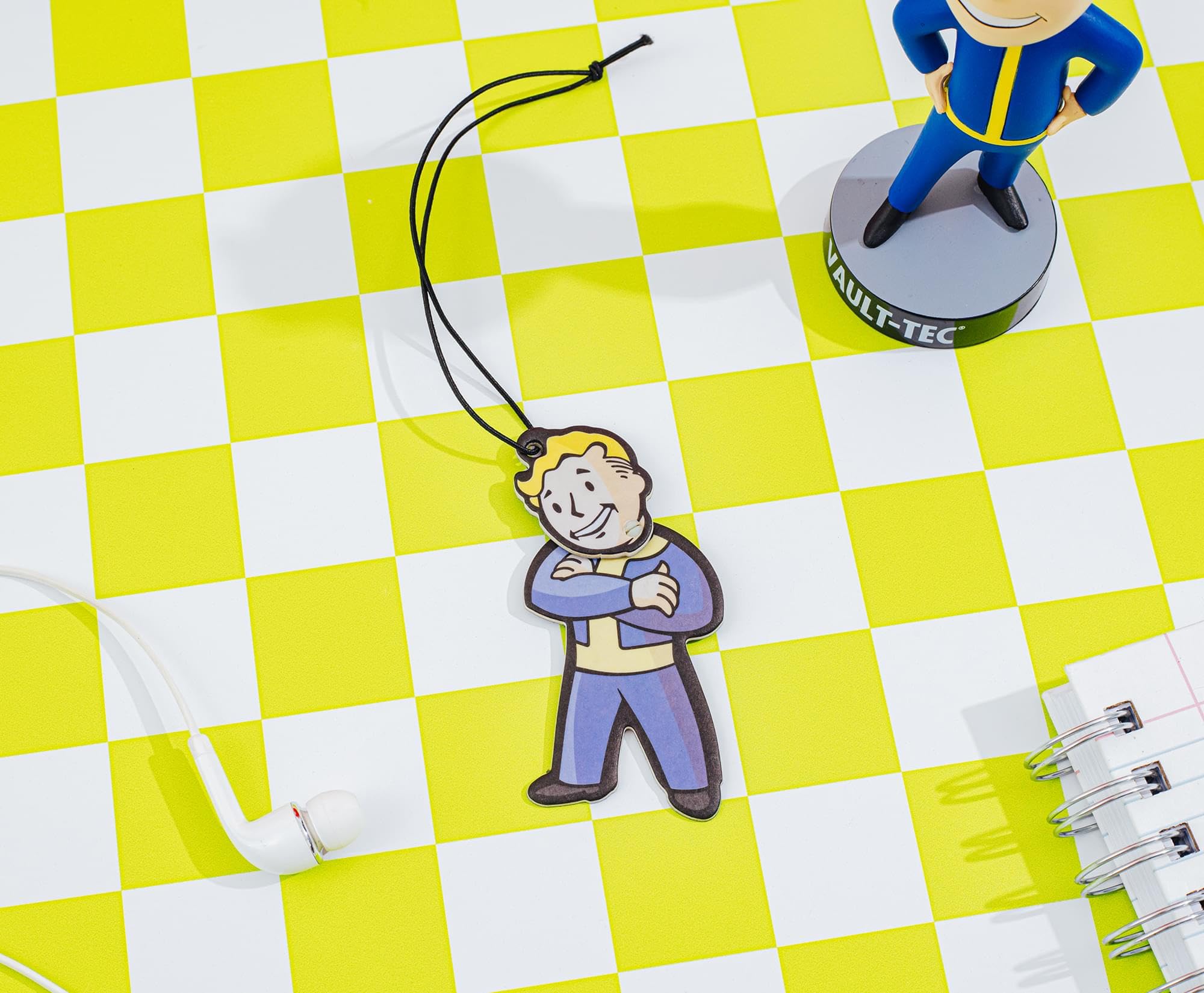 Fallout Boy Wiggler Head Cardboard Hanging Air Freshener- Vanilla Scent