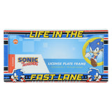Sonic The Hedgehog Life In The Fast Lane Standard Plastic License Plate Frame