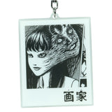Junji Ito Keychain Tomie Kawakami Acrylic Pendant Horror Manga Keyholder