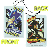 Sonic The Hedgehog Let's Go Cardboard Hanging Air Freshener-Ginger Scent