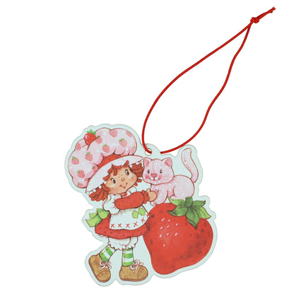 Strawberry Shortcake Cardboard Hanging Air Freshener- Strawberry