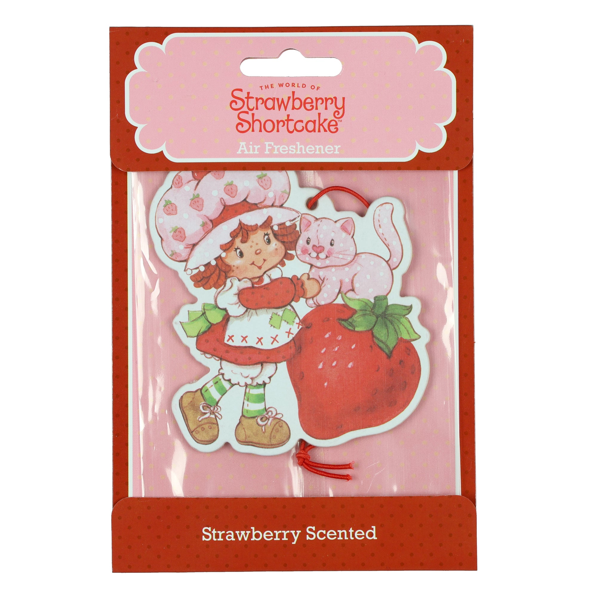 Strawberry Shortcake Cardboard Hanging Air Freshener- Strawberry