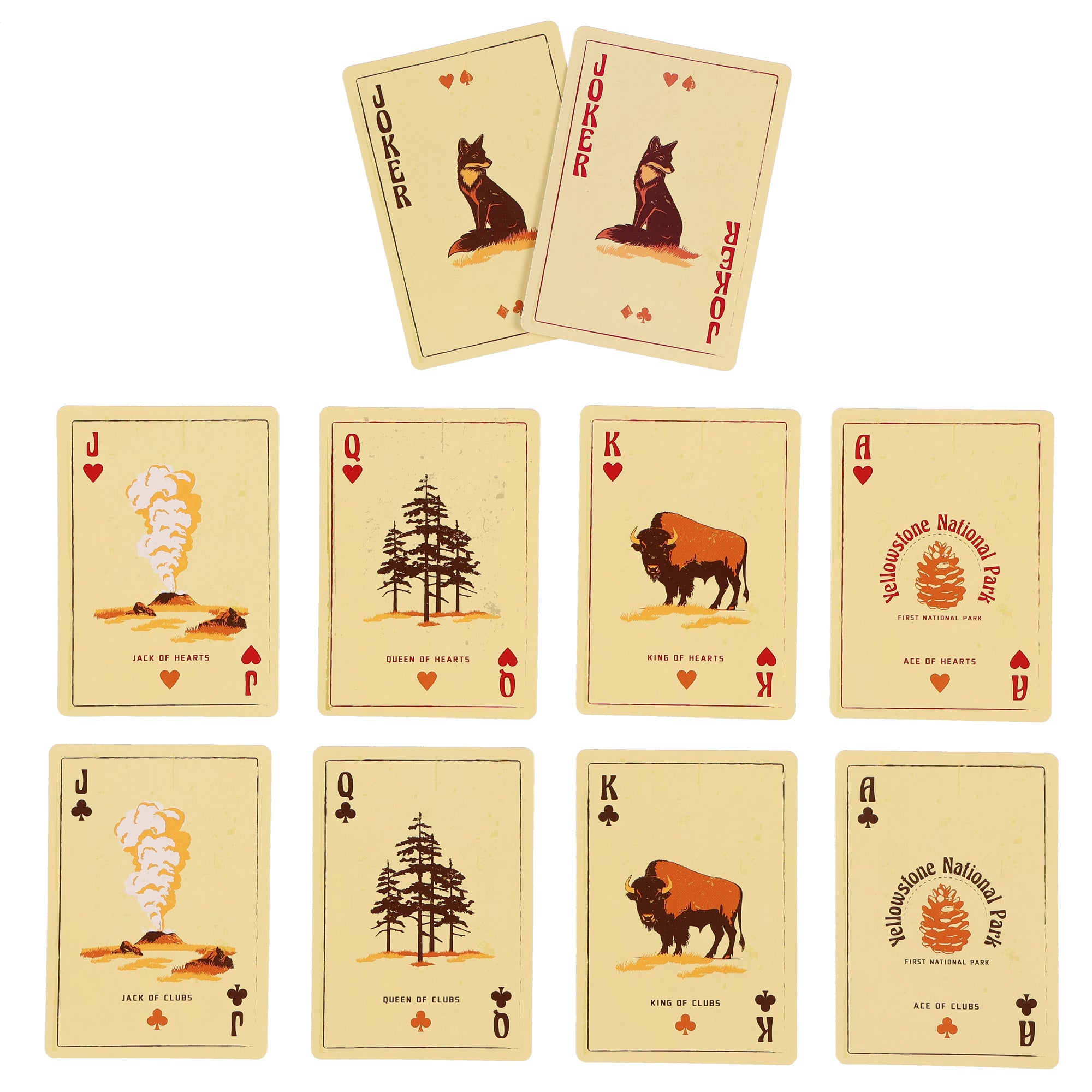 Yellowstone National Park Foundation Playing Cards 52 Count Deck
