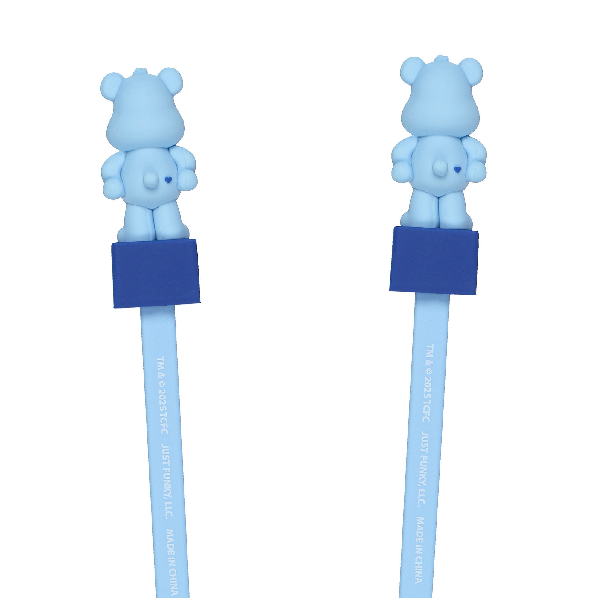Care Bears Reusable Chopsticks Grumpy Bear Plastic Utensils Kitchen Accessory