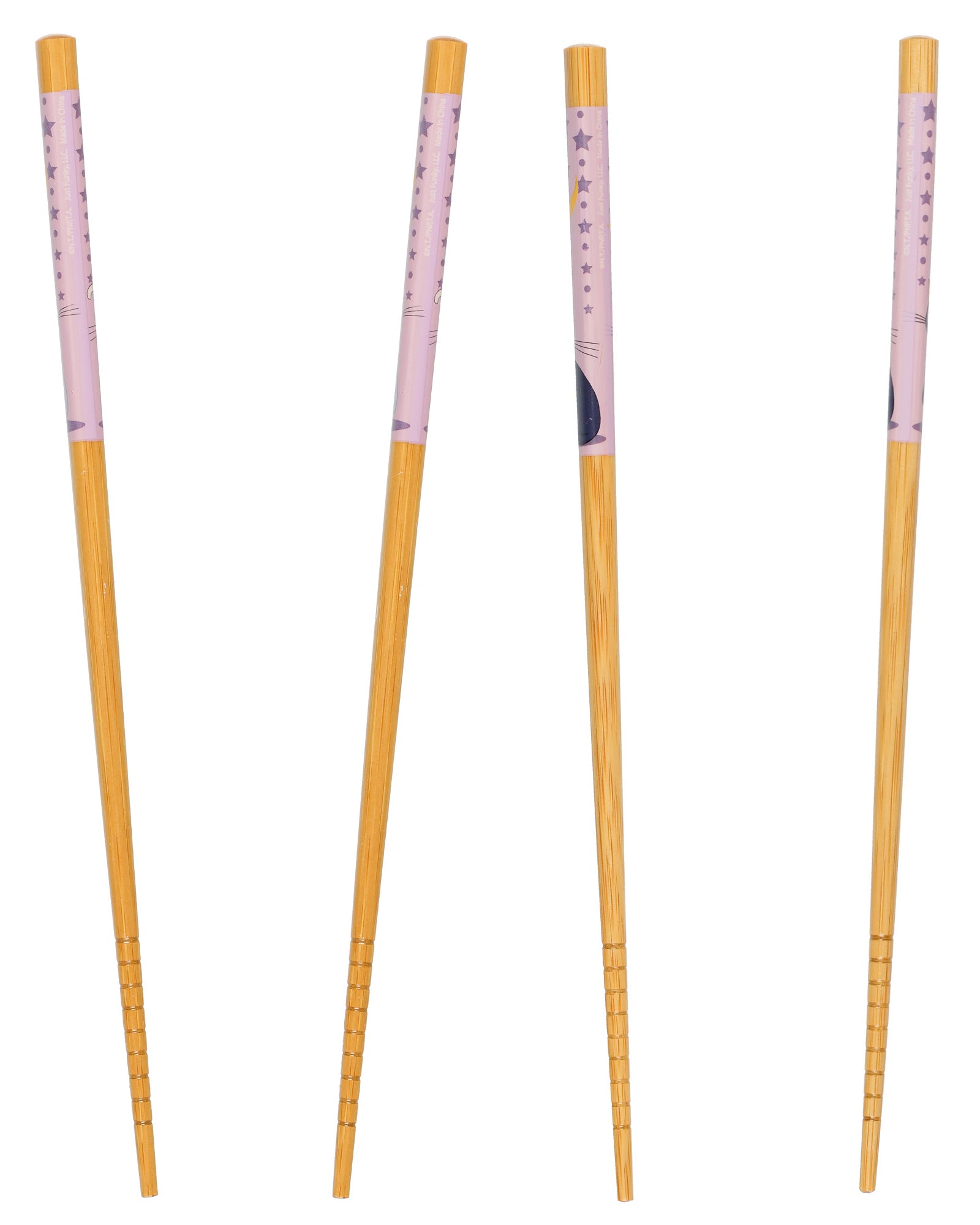 Sailor Moon Reusable Chopsticks Luna and Artemis Set of 2 Bamboo Chopsticks