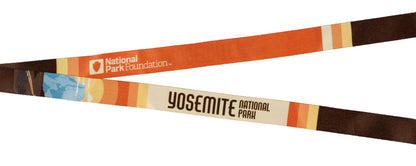 Yosemite National Park Lanyard ID Badge Holder Breakaway Keychain Wood Charm