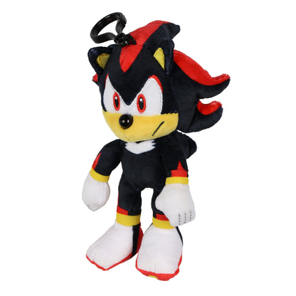 Sonic the Hedgehog Plush Keychain 4-Inch Shadow Stuffed Animal Key Ring Clip