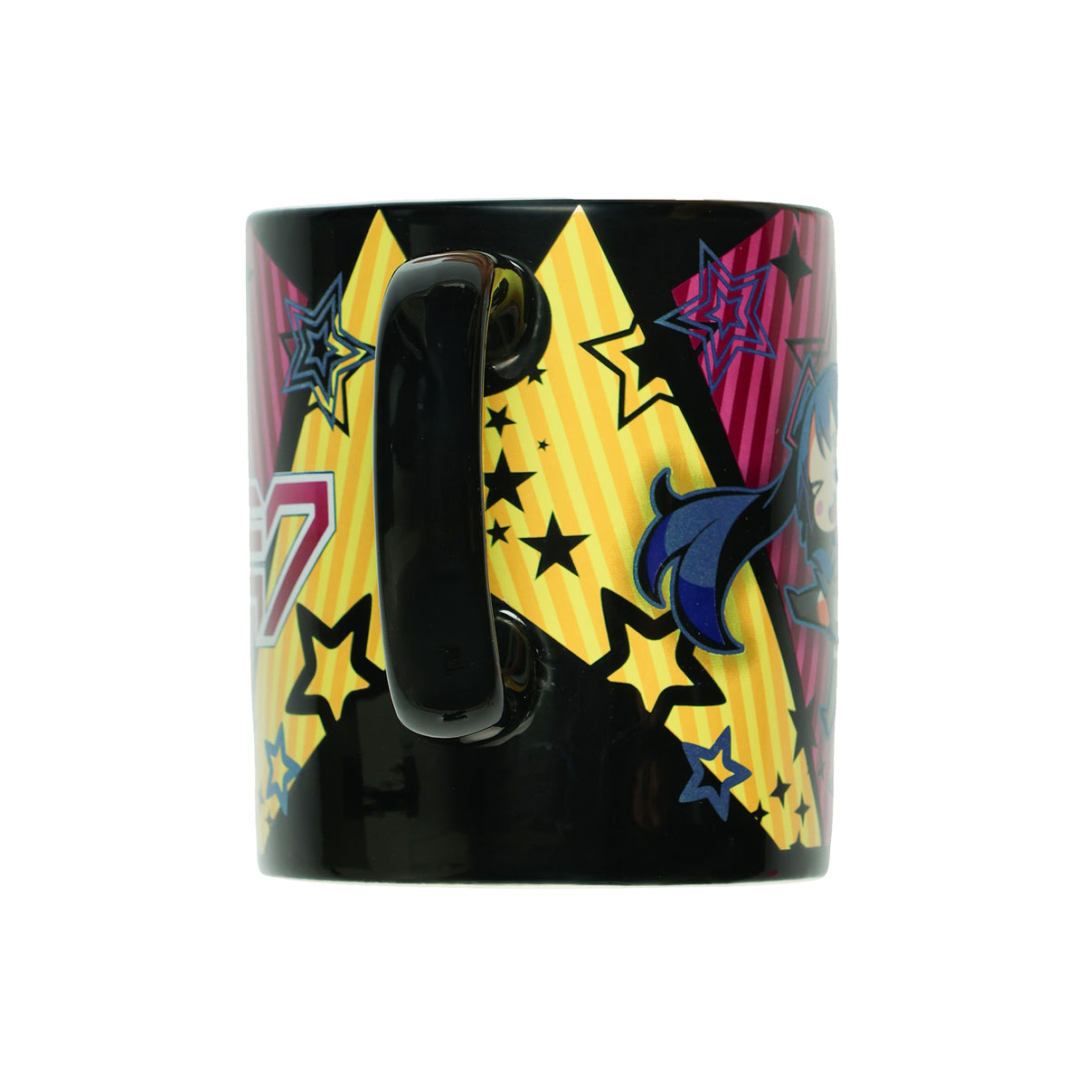 Hatsune Miku Coffee Cup Chibi Virtual Pop Star Ceramic Mug, 16 Oz
