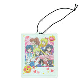 Sailor Moon Group Polaroid Cardboard Hanging Air Freshener- Strawberry Scent