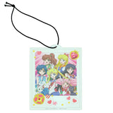 Sailor Moon Group Polaroid Cardboard Hanging Air Freshener- Strawberry Scent