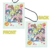 Sailor Moon Group Polaroid Cardboard Hanging Air Freshener- Strawberry Scent