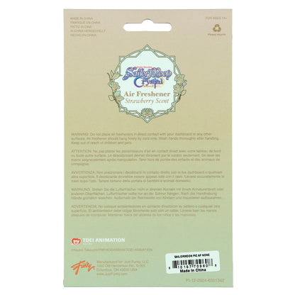 Sailor Moon Group Polaroid Cardboard Hanging Air Freshener- Strawberry Scent