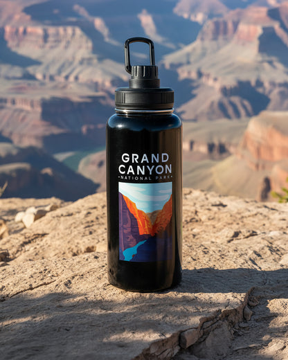 National Park Foundation Grand Canyon Water Bottle 32oz Insulated Stainless Steel