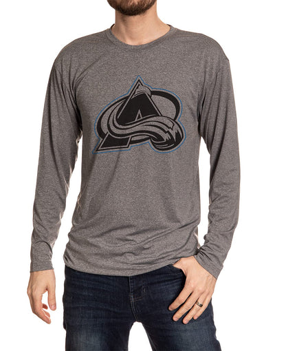 NHL Mens Performance Rash Guard Base Layer Long Sleeve Shirt