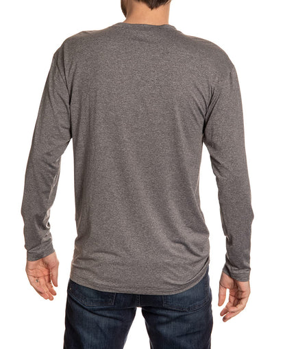 NHL Mens Performance Rash Guard Base Layer Long Sleeve Shirt (New York Islanders, L)